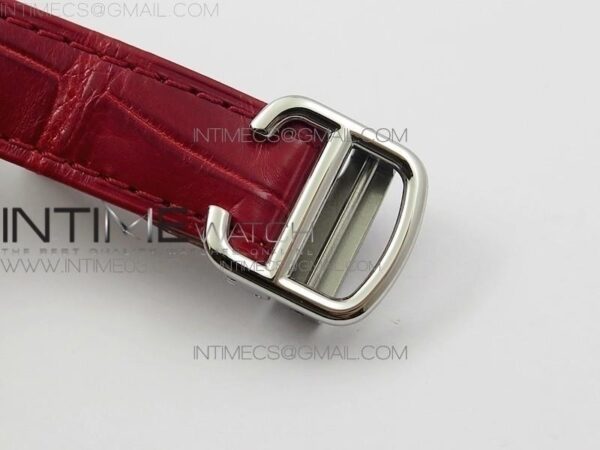Ballon Bleu 33mm SS AF Red Dial on Red Croco Leather Strap – Bild 15
