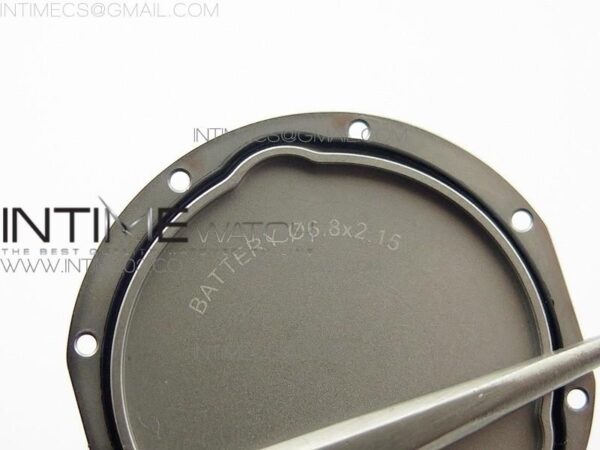 Ballon Bleu 33mm SS AF White Textured Dial on Purple Crocodile Strap Ronda Quartz – Bild 21