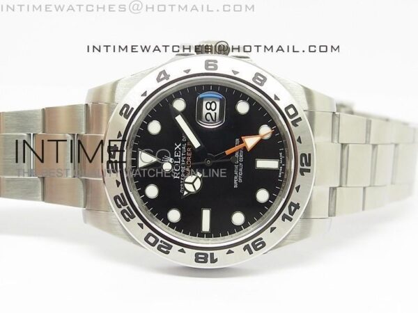 EXPLORER II 42MM 216570 SS BP BLACK DIAL A3187 – Bild 3