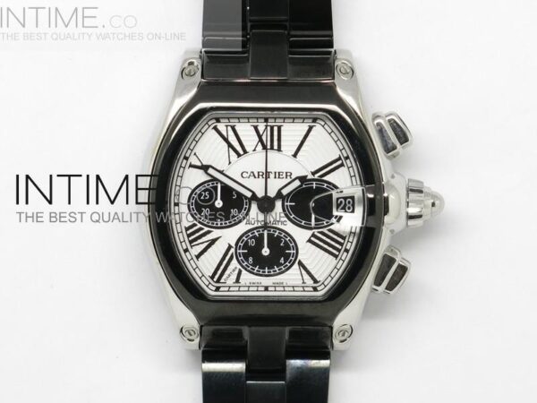 Roadster Chrono SS PVD White Dial