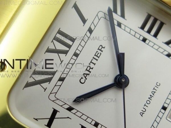 Santos de Cartier 40mm 2018 BVF  YG White Dial on YG SmartLinks Bracelet – Bild 3