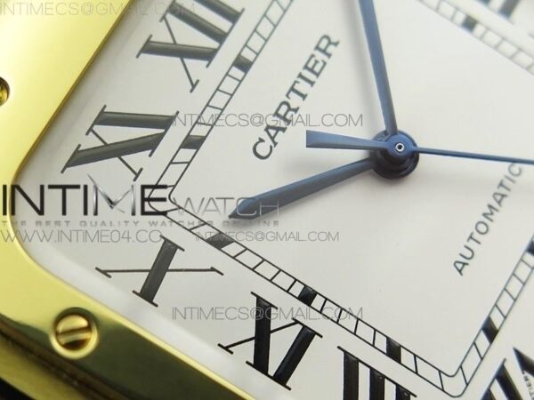 Santos de Cartier 40mm 2018 BVF  YG White Dial on YG SmartLinks Bracelet – Bild 5