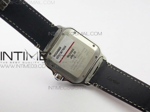Santos de Cartier Large 2018 KOR  White Dial on Brown Leather Strap – Bild 19