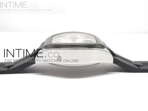 XL Roadster S SS White Dial Chronograph on Black Rubber Strap – Bild 5