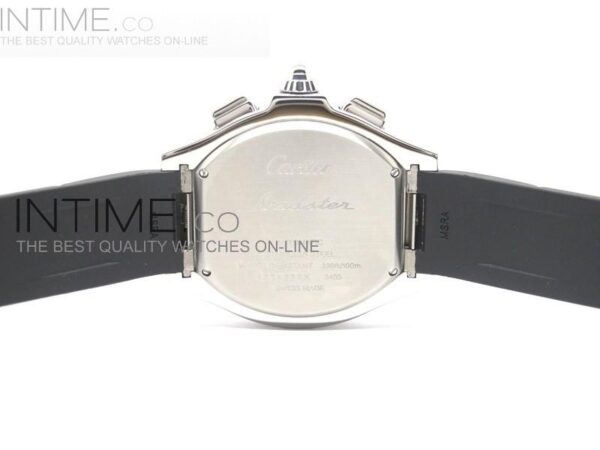 XL Roadster S SS White Dial Chronograph on Black Rubber Strap – Bild 6