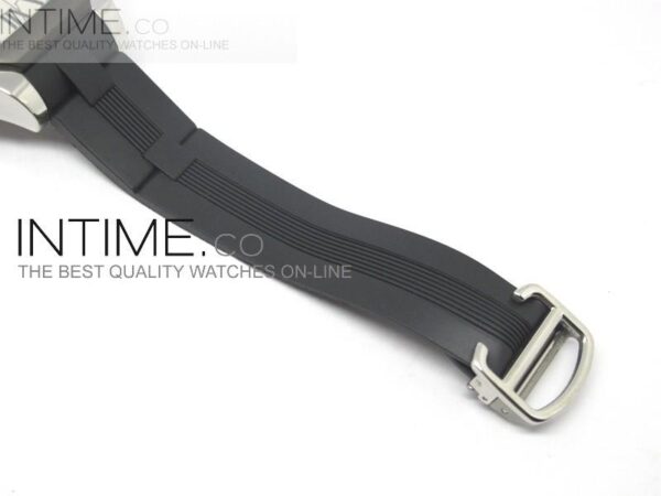 XL Roadster S SS White Dial Chronograph on Black Rubber Strap – Bild 8