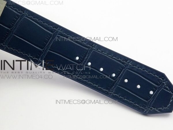 CLASSIC FUSION 45MM TITANIUM WWF 1:1 BEST EDITION BLUE DIAL ON BLUE GUMMY STRAP ASIAN HB1112 – Bild 12