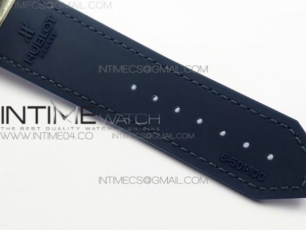 CLASSIC FUSION 45MM TITANIUM WWF 1:1 BEST EDITION BLUE DIAL ON BLUE GUMMY STRAP ASIAN HB1112 – Bild 10