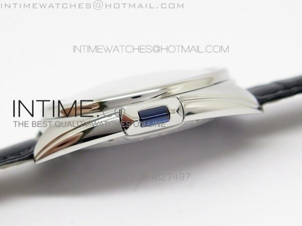 CLE DE CARTIER SS V6F WHITE TEXTURED DIAL ON BLACK LEATHER STRAP MIYOTA9015 – Bild 7
