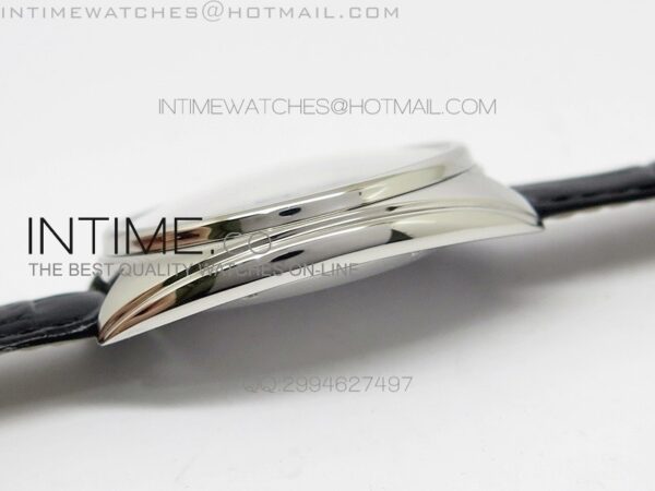 CLE DE CARTIER SS V6F WHITE TEXTURED DIAL ON BLACK LEATHER STRAP MIYOTA9015 – Bild 8