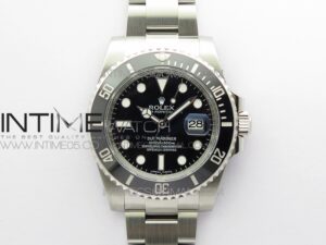 Submariner 116610 LN Black Ceramic ARF 1:1 Best Edition 904L SS Case and Bracelet A2824 V4