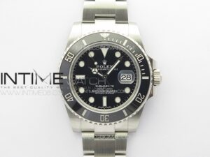 Submariner 116610 LN Black Ceramic Clean 904L 1:1 Best Edition on SS Bracelet VR3135