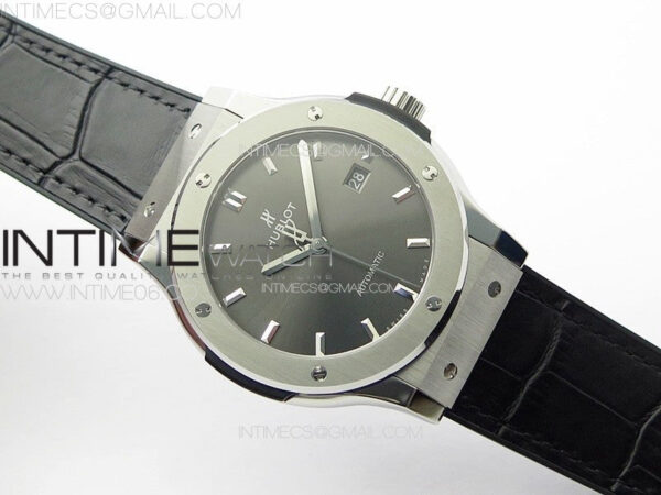 Classic Fusion 42mm SS APSF 1:1 Best Edition Gray Dial On Gummy Strap A2892 – Bild 2
