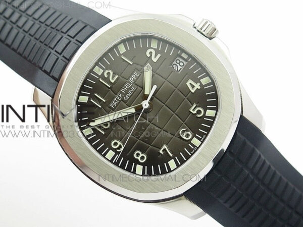 Aquanaut Jumbo 5167A SS ZF 1:1 Best Edition Black Dial on Black Rubber Strap 324CS (Free box) – Bild 2