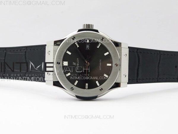 Classic Fusion 42mm SS APSF 1:1 Best Edition Gray Dial On Gummy Strap A2892 – Bild 3