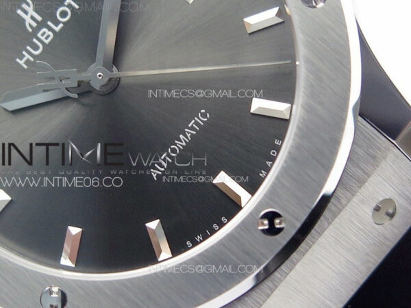Classic Fusion 42mm SS APSF 1:1 Best Edition Gray Dial On Gummy Strap A2892 – Bild 5
