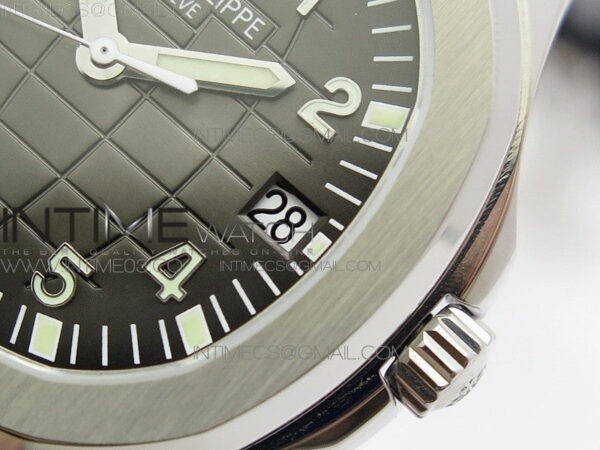 Aquanaut Jumbo 5167A SS ZF 1:1 Best Edition Black Dial on Black Rubber Strap 324CS (Free box) – Bild 5
