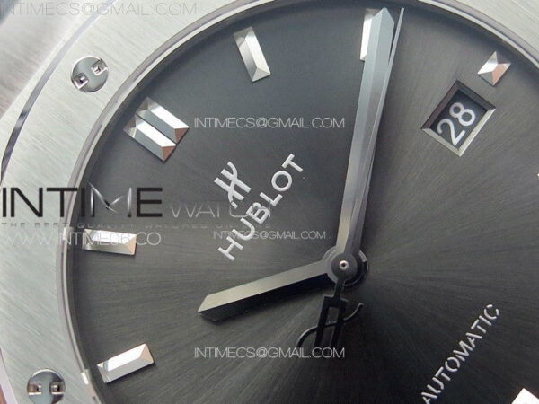 Classic Fusion 42mm SS APSF 1:1 Best Edition Gray Dial On Gummy Strap A2892 – Bild 7