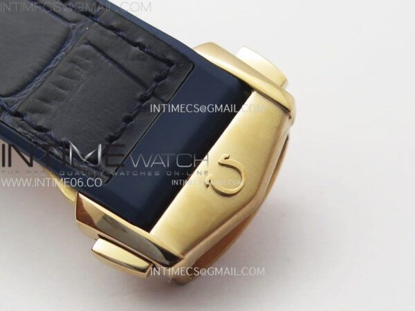 Constellation 41mm Blue Ceramic Bezel RG VSF 1:1 Best Edition Blue Dial on Blue Gummy Strap A8900 – Bild 13