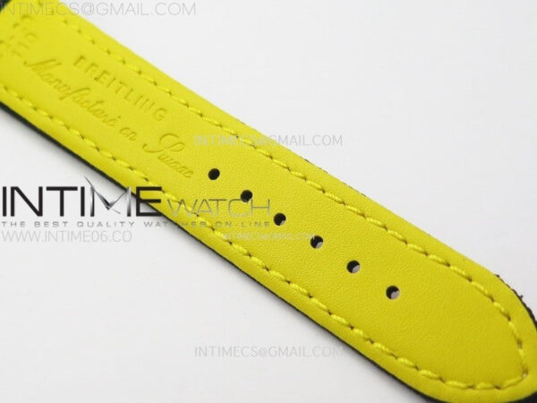 AVENGER V32395 45mm Ti DLC 1:1 Best Edition Yellow Dial on Nylon Strap A2824 – Bild 13