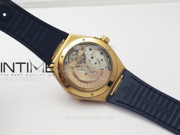Constellation 41mm Blue Ceramic Bezel RG VSF 1:1 Best Edition Blue Dial on Blue Gummy Strap A8900 – Bild 19