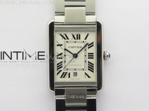 Tank Solo 31mm SS APSF 1:1 Best Edition White Dial on SS Bracelet MIYOTA 9015