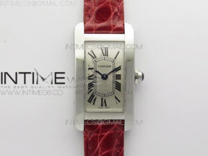 Tank WJTA0029 29mm 8848F SS Silver Dial on Pink Croco Strap Ronda Quartz
