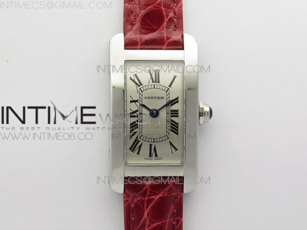 Tank WJTA0029 29mm 8848F SS Silver Dial on Pink Croco Strap Ronda Quartz