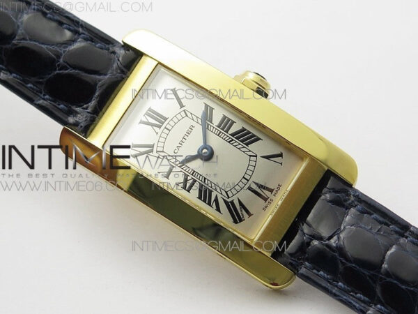 Tank WJTA0029 29mm 8848F YG Silver Dial on Black Croco Strap Ronda Quartz – Bild 2
