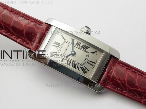 Tank WJTA0029 29mm 8848F SS Silver Dial on Pink Croco Strap Ronda Quartz – Bild 2