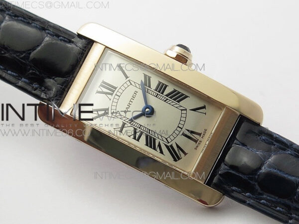 Tank WJTA0029 29mm 8848F RG Silver Dial on Black Croco Strap Ronda Quartz – Bild 2