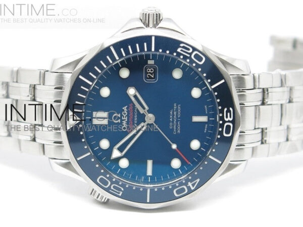 2012 Seamaster 300M Pro SS/SS Blue A2824 – Bild 2