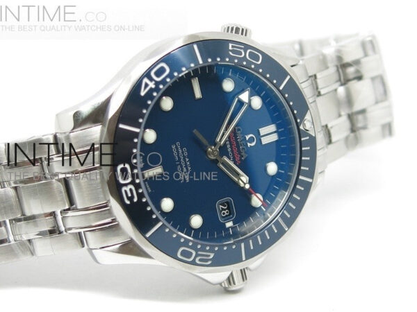 2012 Seamaster 300M Pro SS/SS Blue A2824 – Bild 3