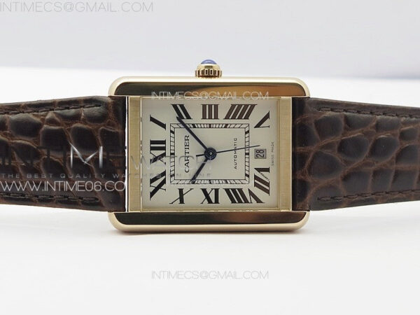 Tank Solo 31mm RG APSF 1:1 Best Edition White Dial on Brown Leather Strap MIYOTA 9015 – Bild 3