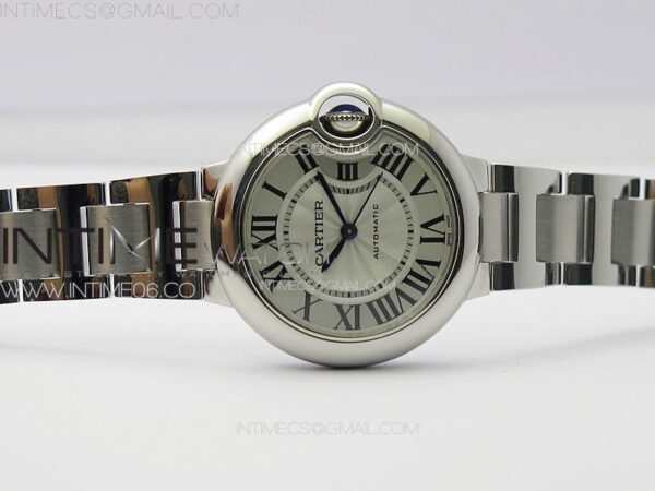 Ballon Bleu 33mm SS K3F 1:1 Best Edition Ice Blue Dial on SS Bracelet A076 – Bild 3