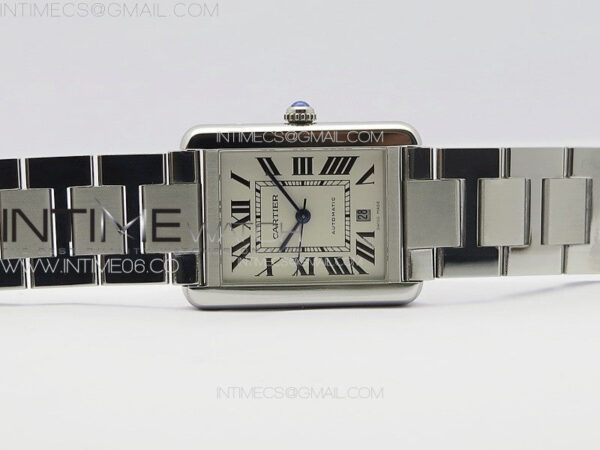 Tank Solo 31mm SS APSF 1:1 Best Edition White Dial on SS Bracelet MIYOTA 9015 – Bild 3