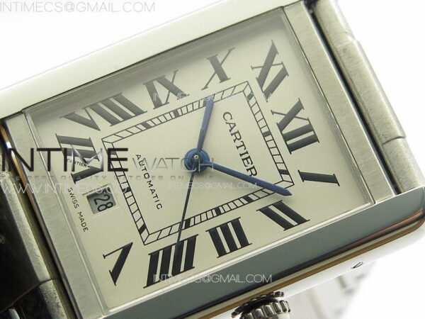 Tank Solo 31mm SS APSF 1:1 Best Edition White Dial on SS Bracelet MIYOTA 9015 – Bild 4