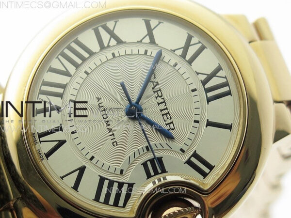 Ballon Bleu 33mm RG K3F 1:1 Best Edition White Textured Dial on SS Bracelet A076 – Bild 4