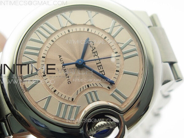 Ballon Bleu 33mm SS K3F 1:1 Best Edition Pink Textured Dial on SS Bracelet A076 – Bild 4