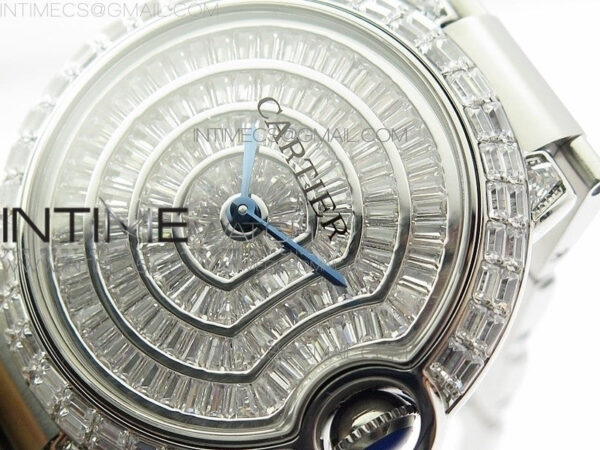 Ballon Bleu T Crystal 36mm SS Full Paved Crystal Dial on SS Bracelet Ronda quartz – Bild 4