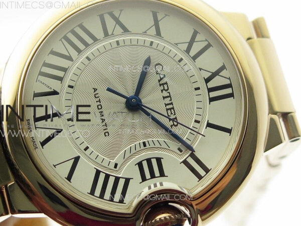 Ballon Bleu 36mm RG K3F 1:1 Best Edition White Textured Dial on SS Bracelet A076 – Bild 4