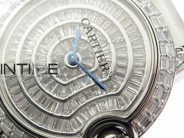 Ballon Bleu T Crystal 36mm SS Full Paved Crystal Dial on SS Bracelet Ronda quartz – Bild 5