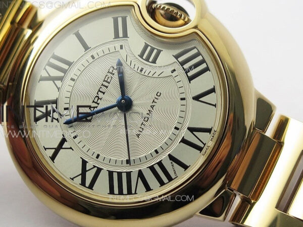 Ballon Bleu 33mm RG K3F 1:1 Best Edition White Textured Dial on SS Bracelet A076 – Bild 5