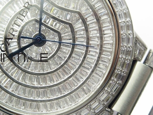 Ballon Bleu T Crystal 42mm SS Full Paved Crystal Dial on SS Bracelet Miyota 9015 – Bild 5