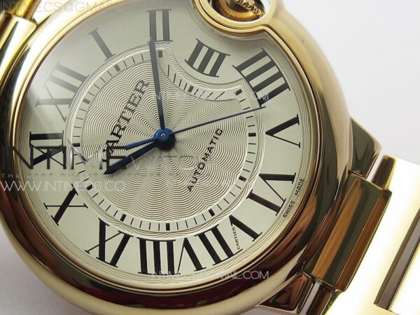 Ballon Bleu 36mm RG K3F 1:1 Best Edition White Textured Dial on SS Bracelet A076 – Bild 5