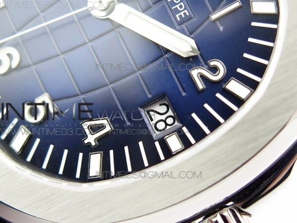 Aquanaut Jumbo 5168G 42mm SS ZF 1:1 Best Edition Blue Dial on Blue Rubber Strap 324CS (Free box) – Bild 6