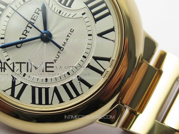Ballon Bleu 33mm RG K3F 1:1 Best Edition White Textured Dial on SS Bracelet A076 – Bild 6