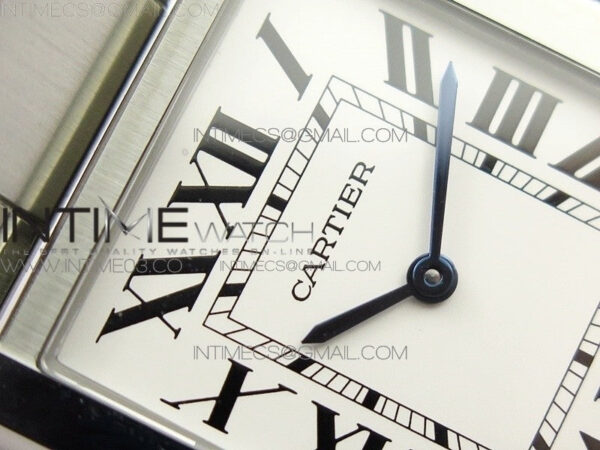 Tank Solo Ladies 28mm SS K11F 1:1 Best Edition White Dial on SS Bracelet Ronda Quartz – Bild 6