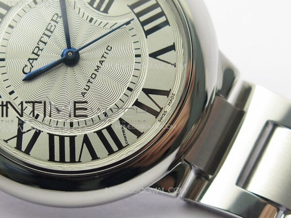 Ballon Bleu 33mm SS K3F 1:1 Best Edition White Textured Dial on SS Bracelet A076 – Bild 6