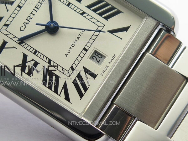Tank Solo 31mm SS APSF 1:1 Best Edition White Dial on SS Bracelet MIYOTA 9015 – Bild 6